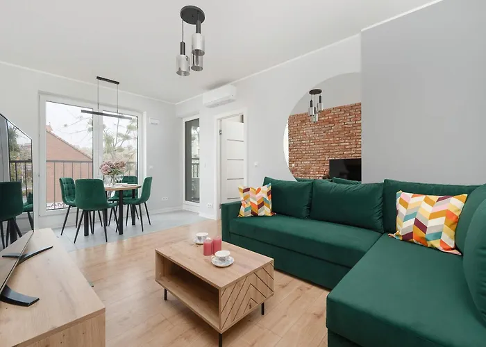 Przytulny Apartament Z Tarasem & Balkonem By Noclegi Renters
