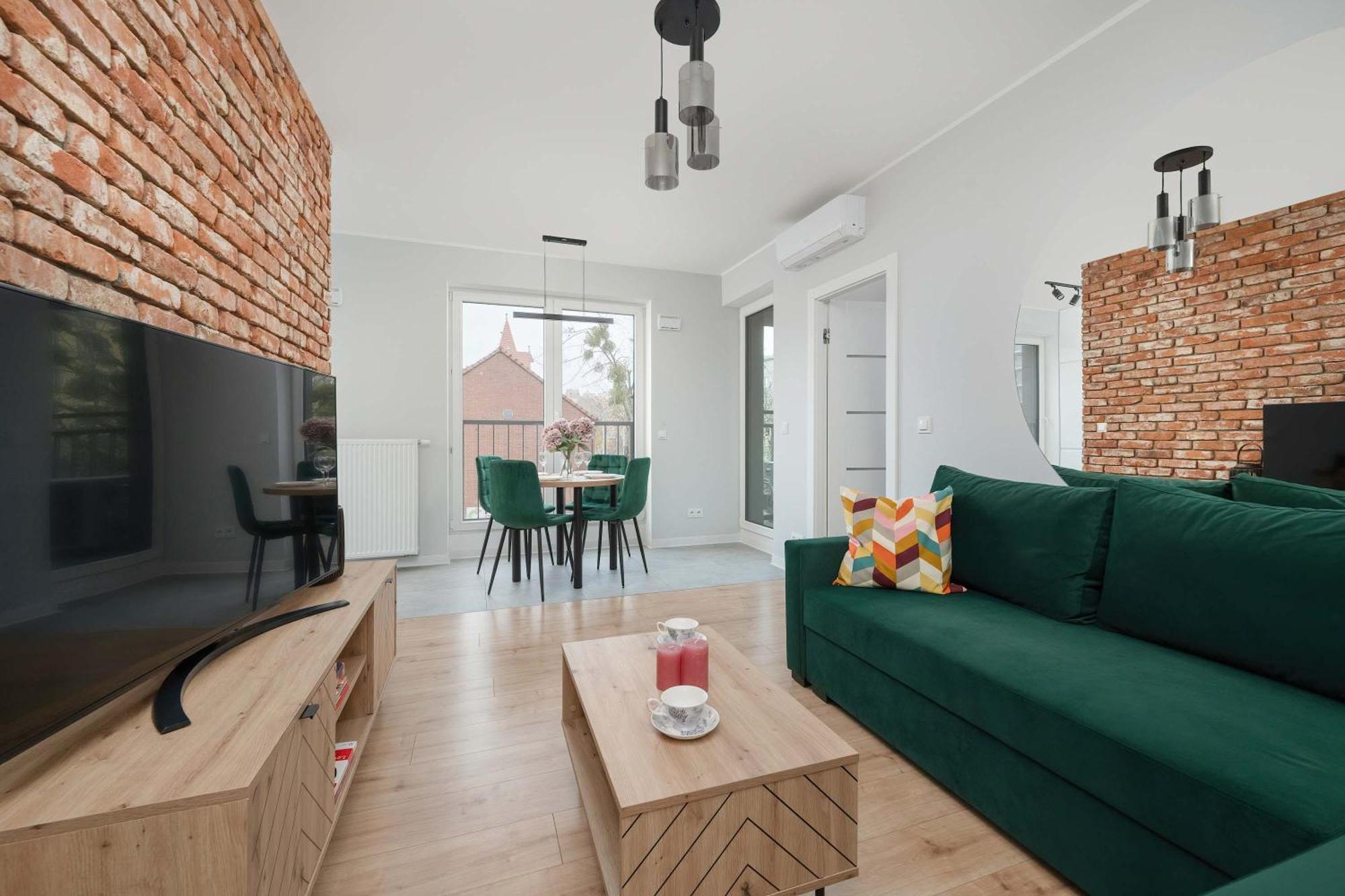 Апартаменти Przytulny Z Tarasem & Balkonem By Renters *